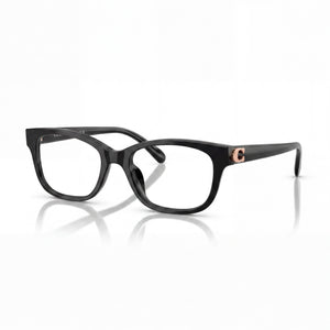 Coach Hc6257u Black Square Eyeglasses for Women, Plastic frame