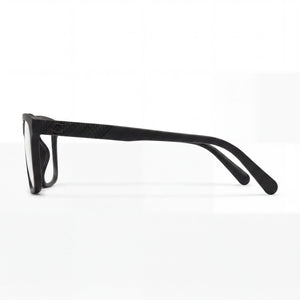 Coach Hc6263u Rectangle Eyeglasses Men — side view, Matte Black Plastic temples