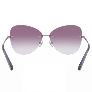 Coach HC7104-90048H Butterfly Sunglasses Women — side view, Gradient Purple Gradient lens