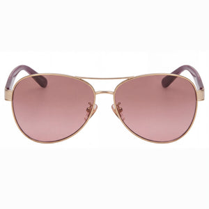 Coach HC7115 Aviator Sunglasses for Women — front view, Metal frame