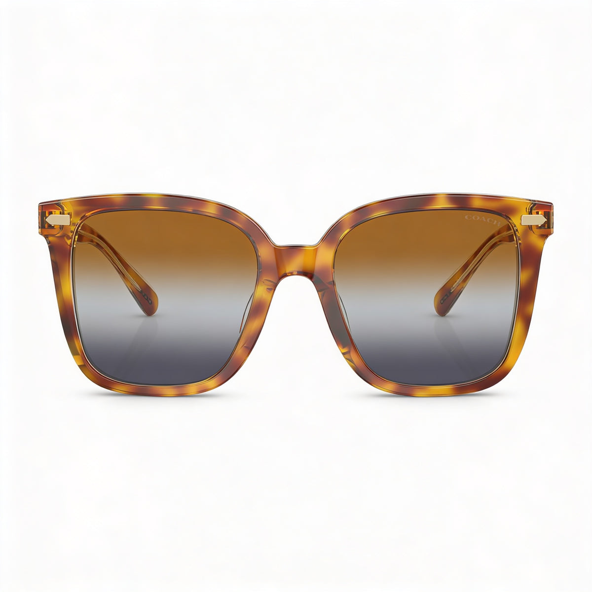 Gafas de sol cuadradas Coach HC8381U marrones para mujer, 54 mm, Photo 2