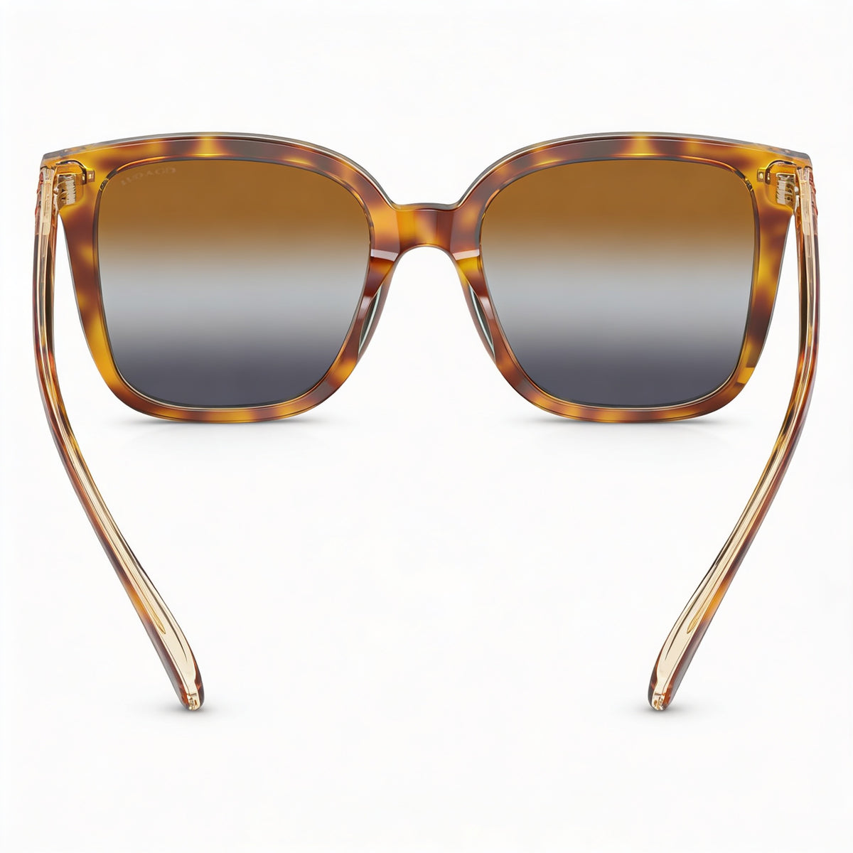 Gafas de sol cuadradas Coach HC8381U marrones para mujer, 54 mm, Photo 4