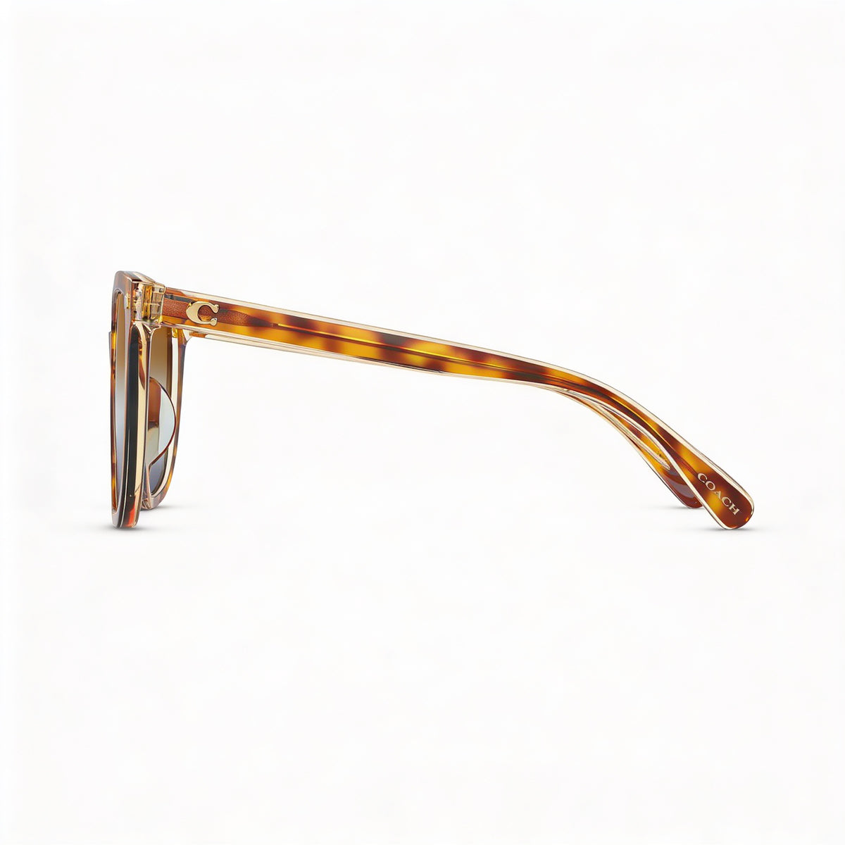 Gafas de sol cuadradas Coach HC8381U marrones para mujer, 54 mm, Photo 3