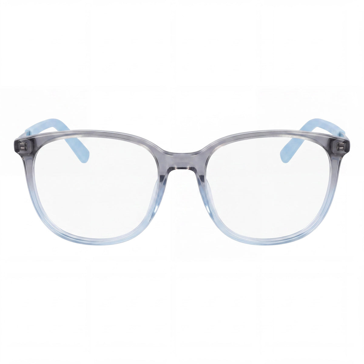 Gafas graduadas rectangulares Cole Haan con degradado azul para hombre, metal 52mm, Photo 2