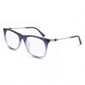 Cole Haan CH4520 Blue Rectangle Eyeglasses for Unisex, Acetate frame