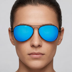 Columbia C113SP Norwester Aviator Sunglasses Unisex — interior view, Polarized lens detail