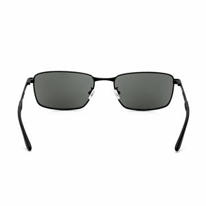 Columbia C122s Rectangle Sunglasses Men — side view, Black lens