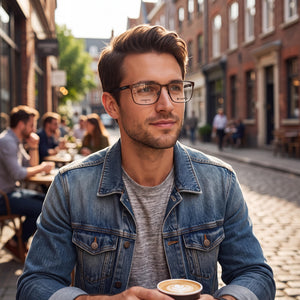 Columbia C3043 216 Brown Eyeglasses Men — lifestyle wear, weekend reading and quiet evenings