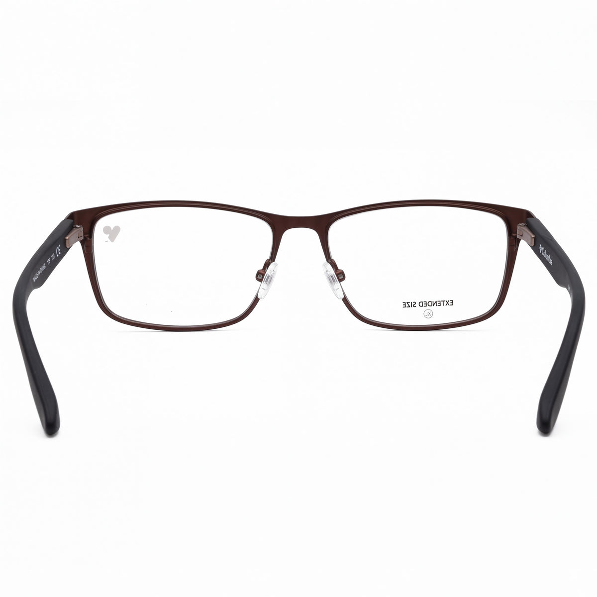 Gafas Columbia C3043 216 para hombre con montura de metal marrón mate y lentes transparentes 60-17-150, Photo 3