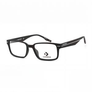 Converse All Star CV5009 Matte Black Rectangle Eyeglasses for Unisex, Injected frame
