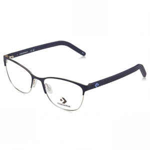 Converse CV3017 Blue Rectangle Eyeglasses for Women, Propionate frame