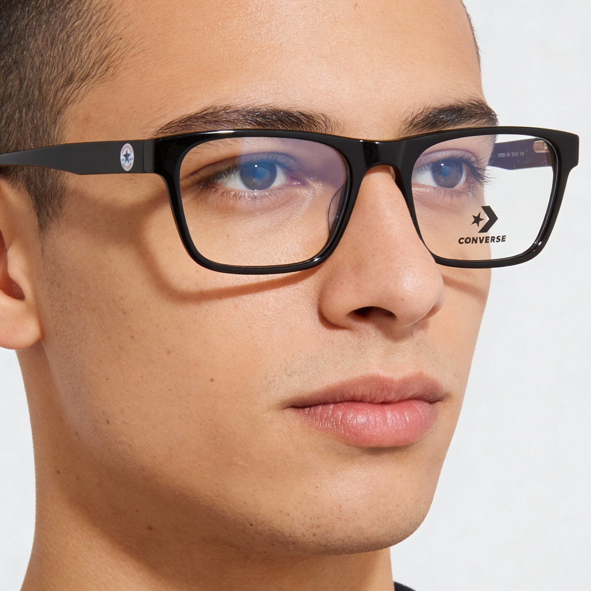 Converse CV5000 46951 Black Rectangle Unisex Eyeglasses, Photo 3