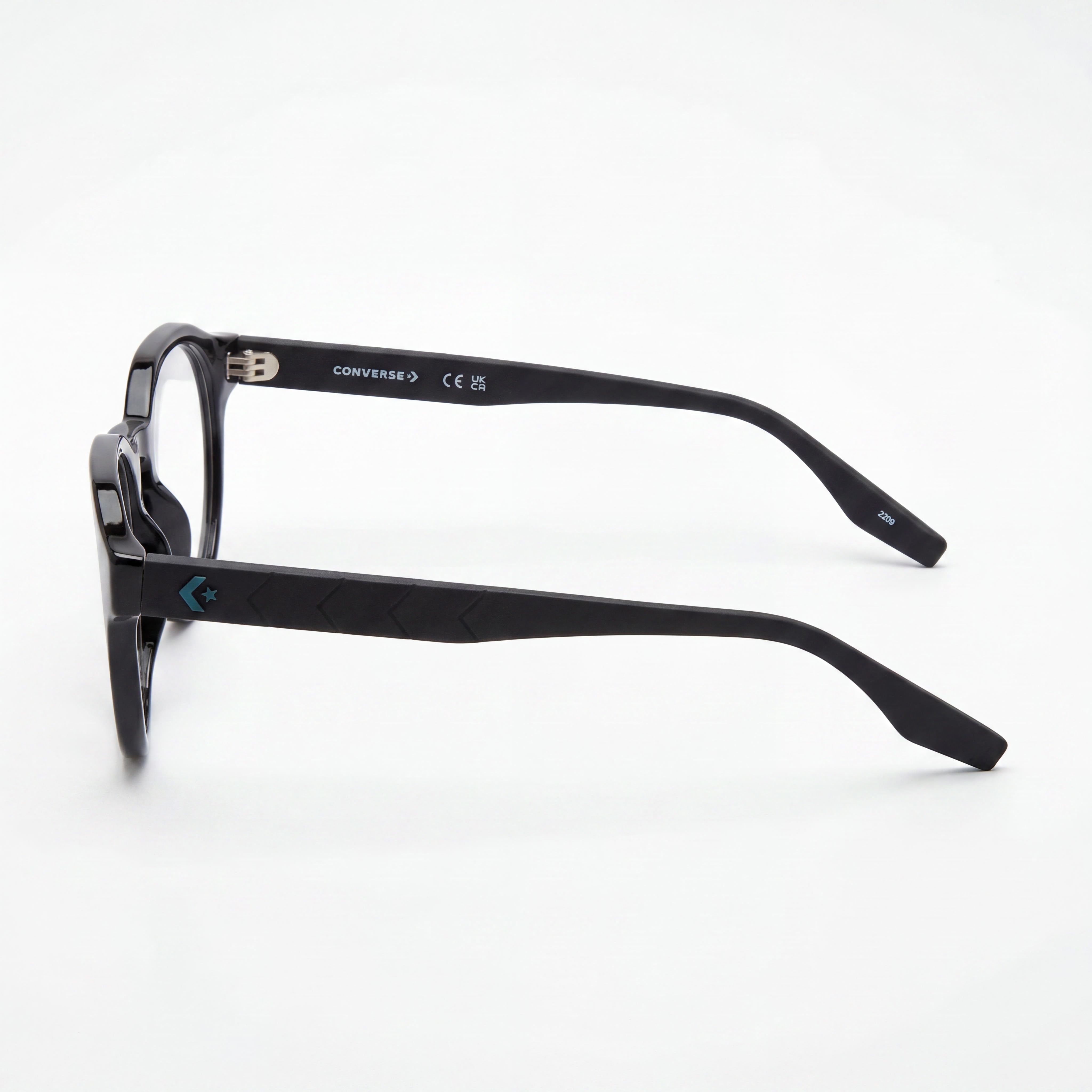 Gafas Converse CV5069 cuadradas negras para mujer, inyectadas de 49mm, Photo 2