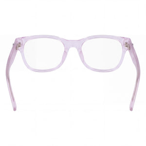 Converse Cv5073yn Cat Eye Eyeglasses Women — side view, Violet Acetate temples
