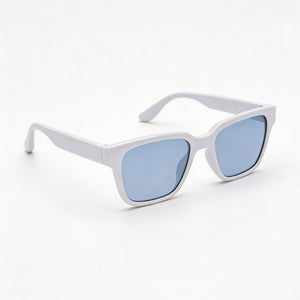 Converse CV536S Square Sunglasses Men — side view, Non-Polarized Ash Stone lens