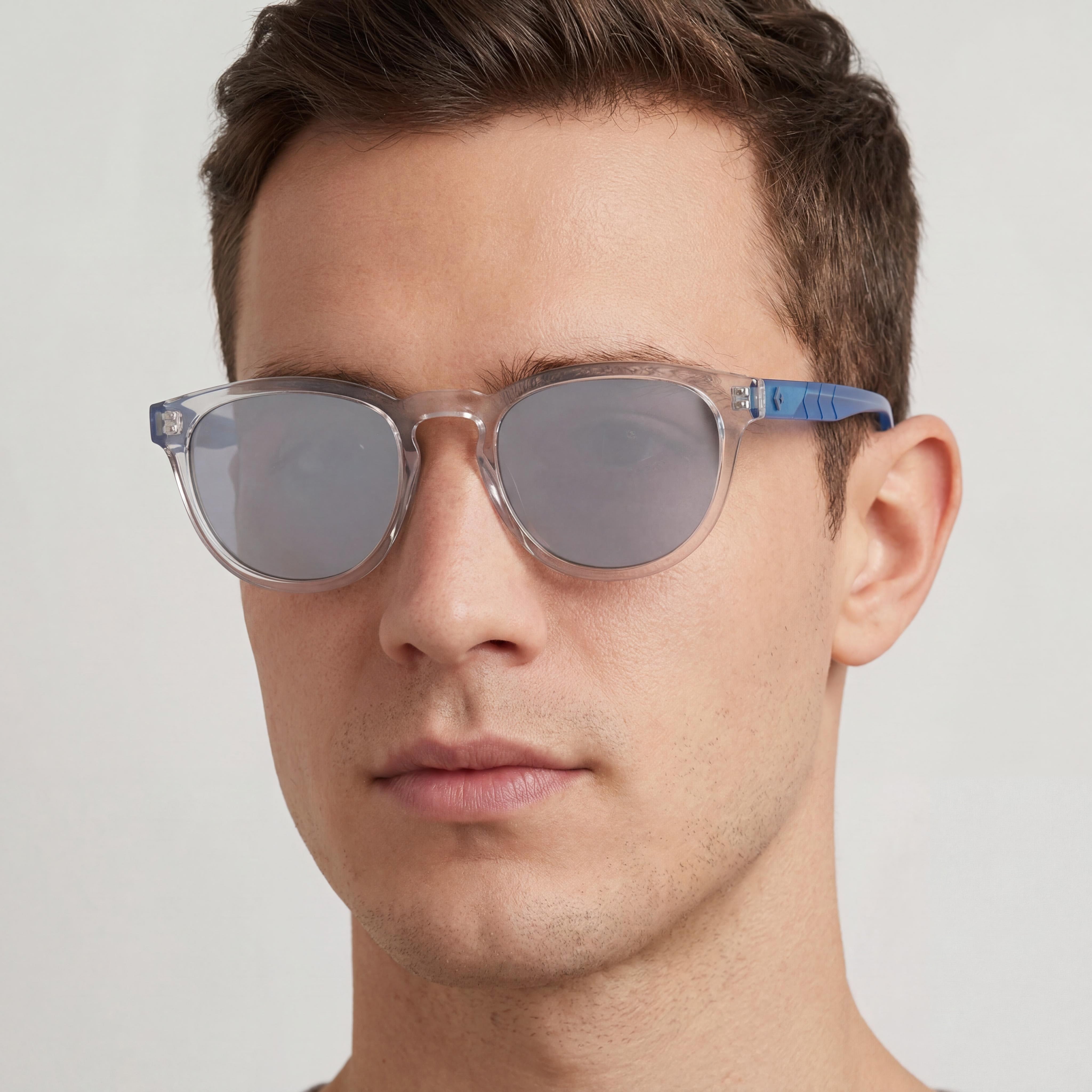 Converse CV541S ADVANCE Crystal Clear Square Sunglasses for Men, 52mm, Photo 5