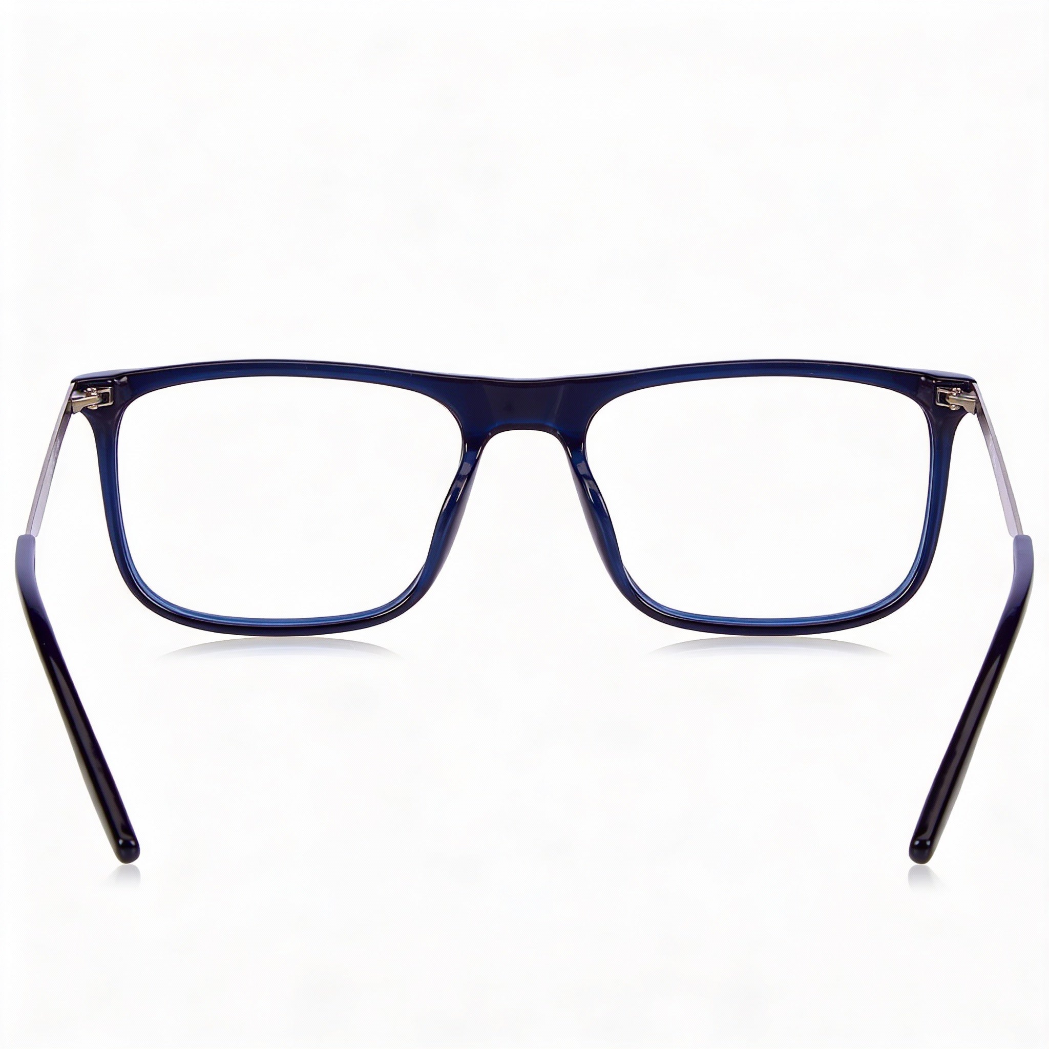 Converse CV8006 Blue Rectangle Eyeglasses for Men, 56mm, Photo 4