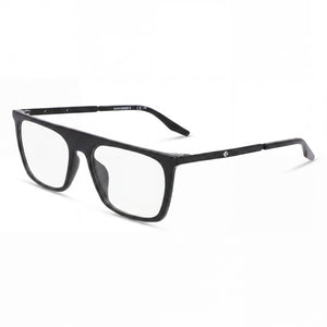 Converse Cv8009 Black Rectangle Eyeglasses for Men, Clear Demo lenses