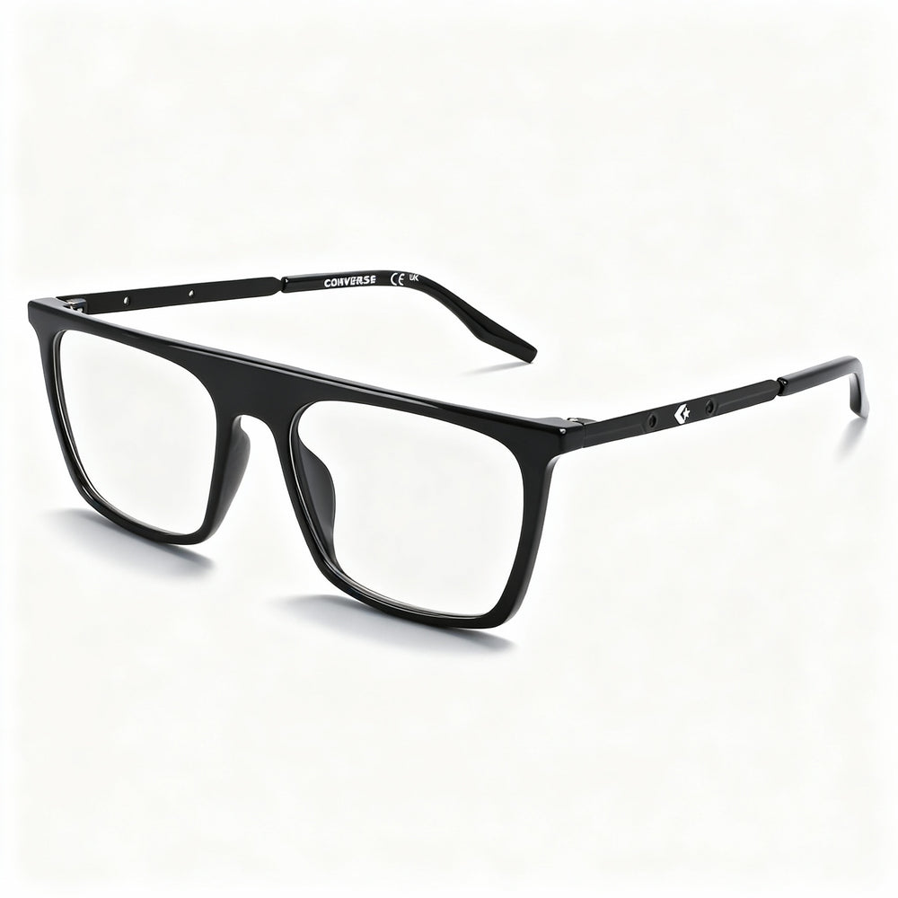 Converse Cv8009 Black Rectangle Eyeglasses for Men