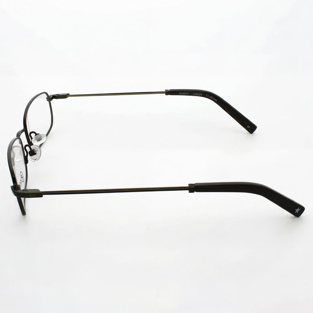 Converse DV Wired Rectangle Eyeglasses for Men — front view, Metal