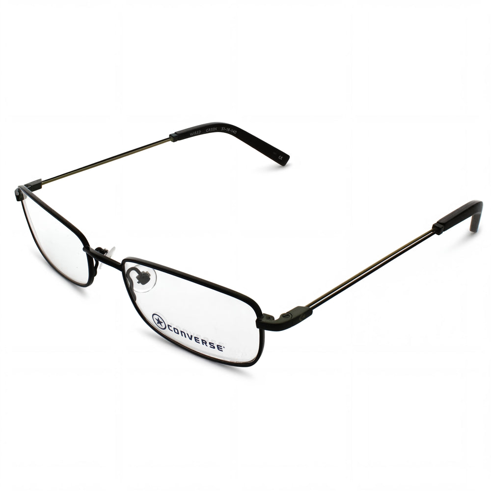 Converse DV Wired Green Rectangle Eyeglasses for Men, Metal frame