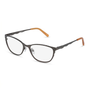 Converse K200 Brown Rectangle Eyeglasses for Men, Plastic frame