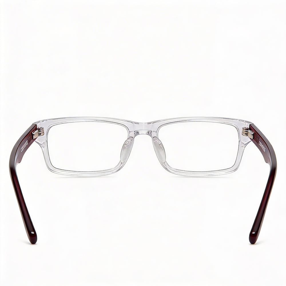 Converse Rectangle Eyeglasses for Men — front view, Plastic