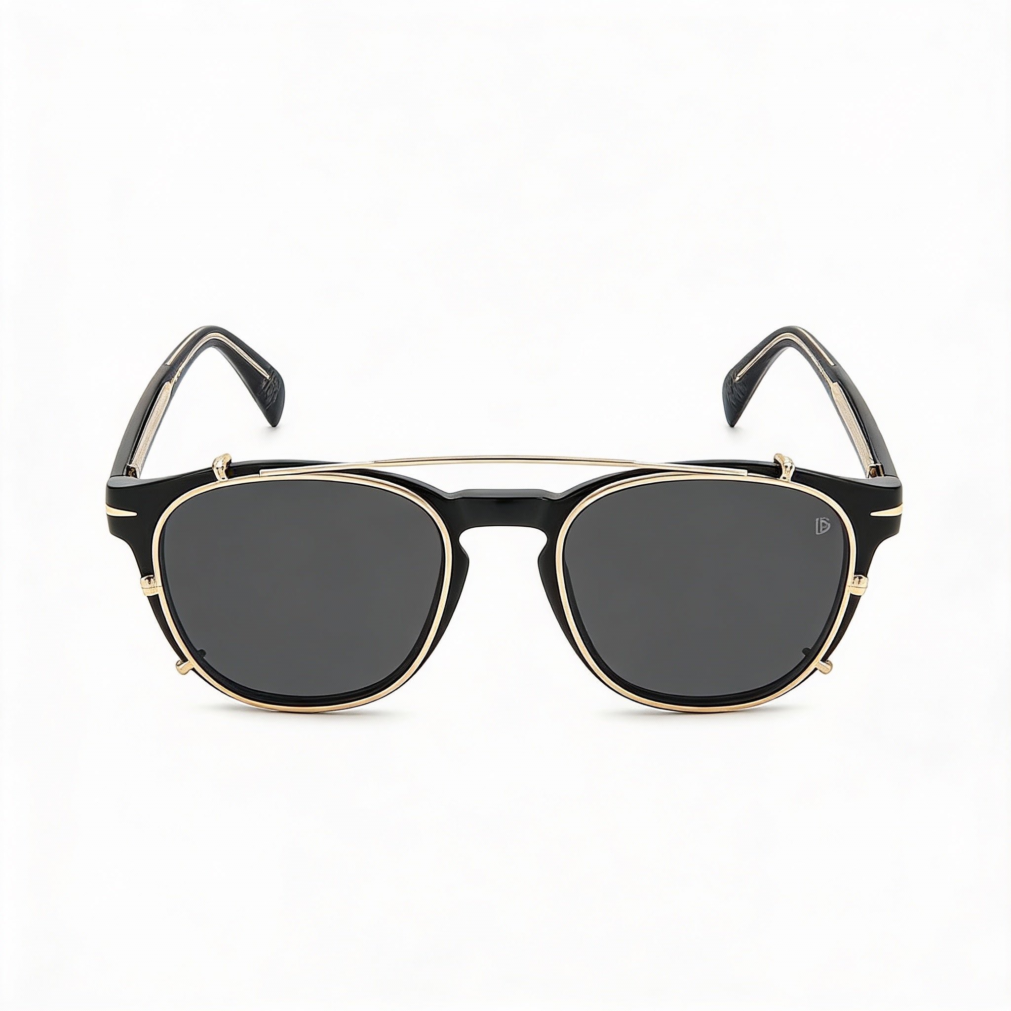 David Beckham Black Square Unisex Eyeglasses, Acetate 50mm, Photo 2