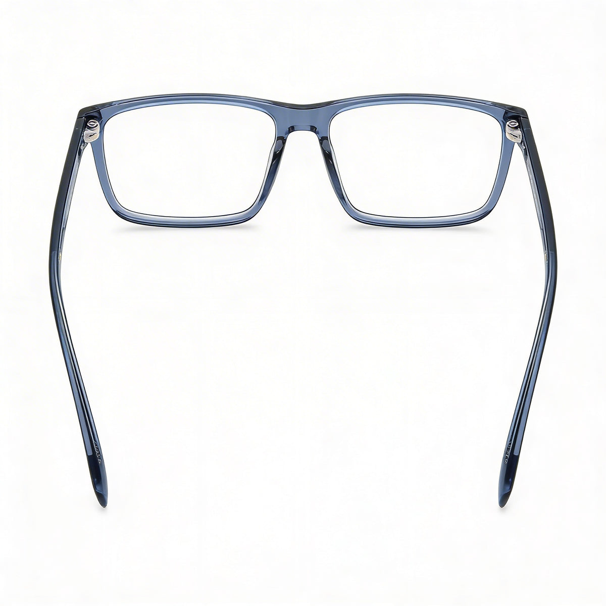 David Beckham Casual Blue Rectangle Eyeglasses for Men, 58mm, Photo 2