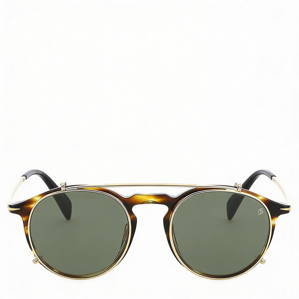 David Beckham Db 1003/G/Cs Brown Horn Aviator Sunglasses Unisex, 49mm, Photo 2