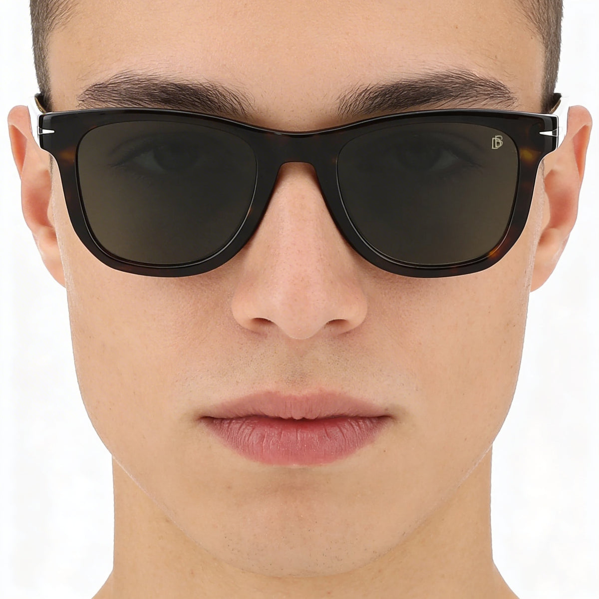 David Beckham db 1006 Dark Havana Square Sunglasses Unisex, 50mm, Photo 4