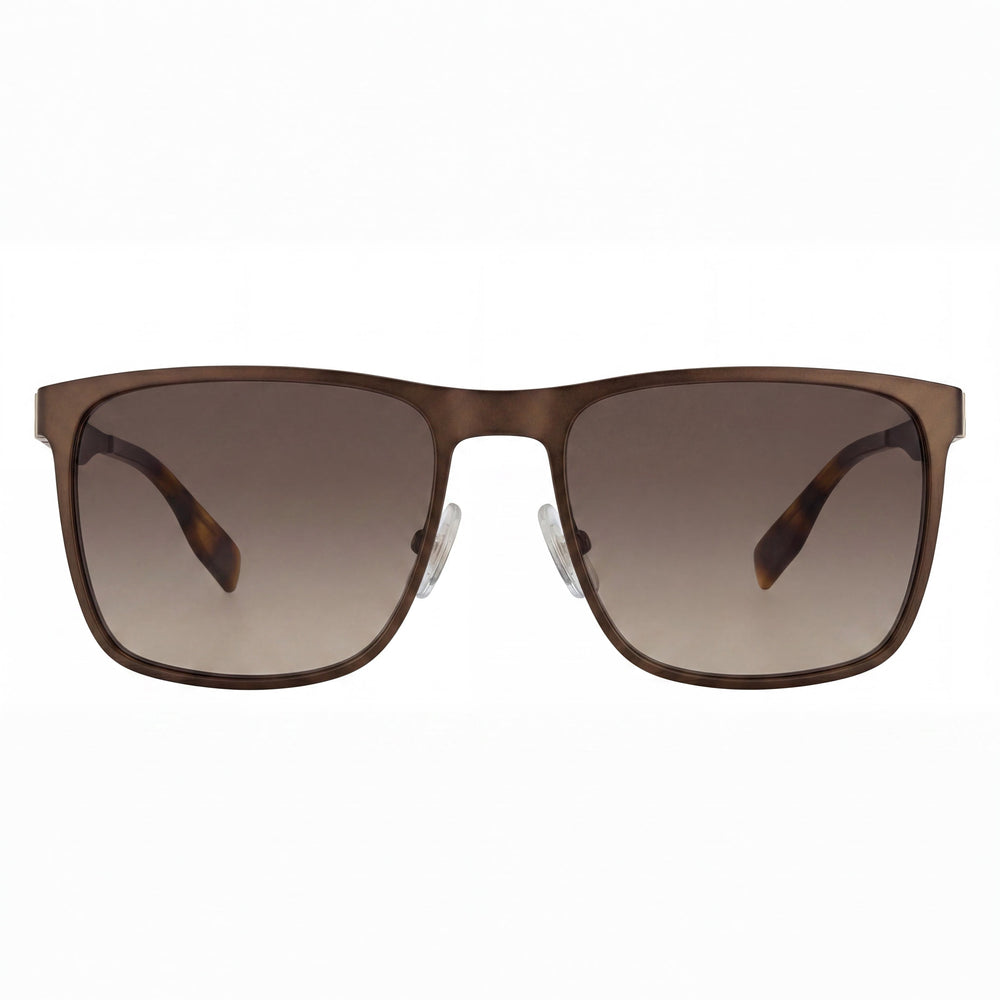 David Beckham DB 1018 Rectangle Sunglasses for Men — front view, Acetate frame