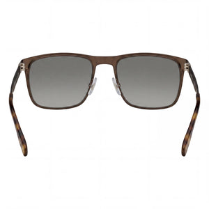 David Beckham DB 1018 Rectangle Sunglasses for Men — interior view, Green lens detail