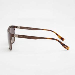 David Beckham DB 1018 Rectangle Sunglasses Men — side view, Green lens