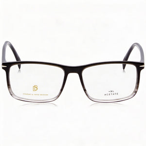 David Beckham Db 1019 Rectangle Eyeglasses Unisex — front view, Plastic