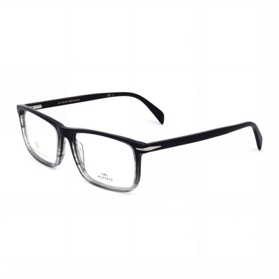 David Beckham DB 1019 Black Rectangle Eyeglasses for Men, Acetate frame
