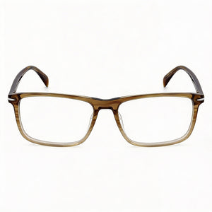 David Beckham Db 1019 Rectangle Eyeglasses Unisex — front view, Plastic