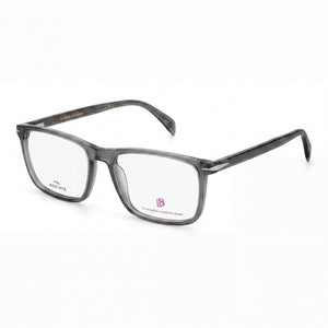 David Beckham Db 1019 Gray Rectangle Eyeglasses Unisex, Acetate frame