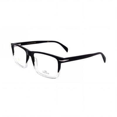 David Beckham Db 1020 Black Rectangle Eyeglasses for Unisex, Acetate frame