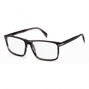 David Beckham Db 1020 Gray Rectangle Eyeglasses Unisex, Titanium frame