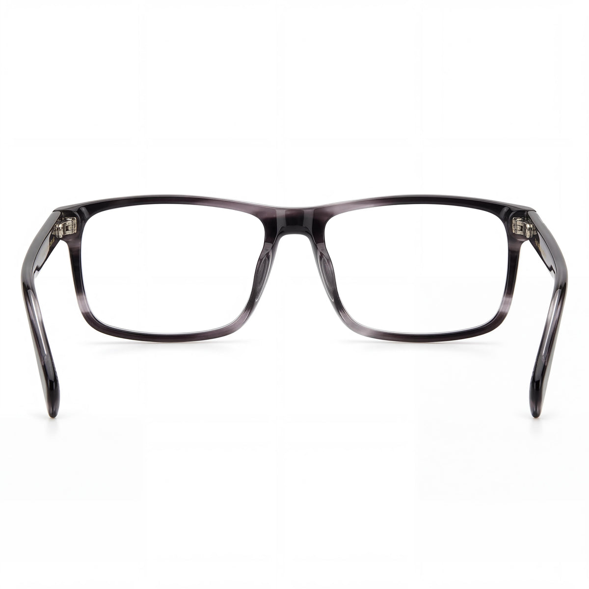 David Beckham Db 1020 Grey Horn Rectangle Titanium Eyeglasses Unisex, Photo 4