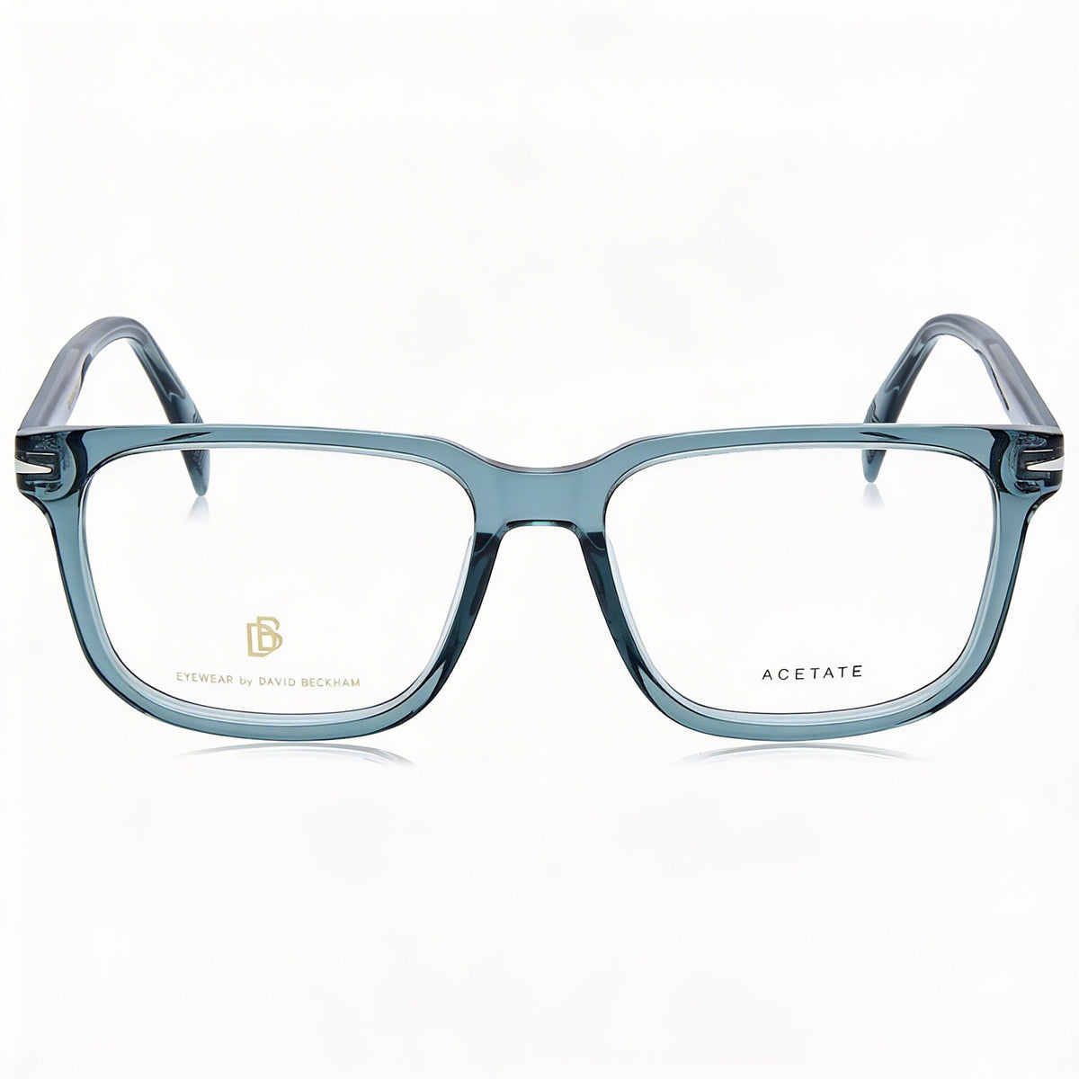 Gafas de sol David Beckham DB 1022 para hombre con montura de plástico azul y lentes de policarbonato de 52 mm de ancho., Photo 2