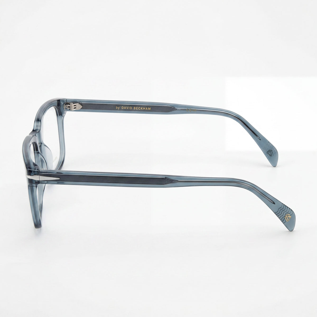 Gafas graduadas para hombre David Beckham Db 1022 rectangulares azules, 52 mm, Photo 2