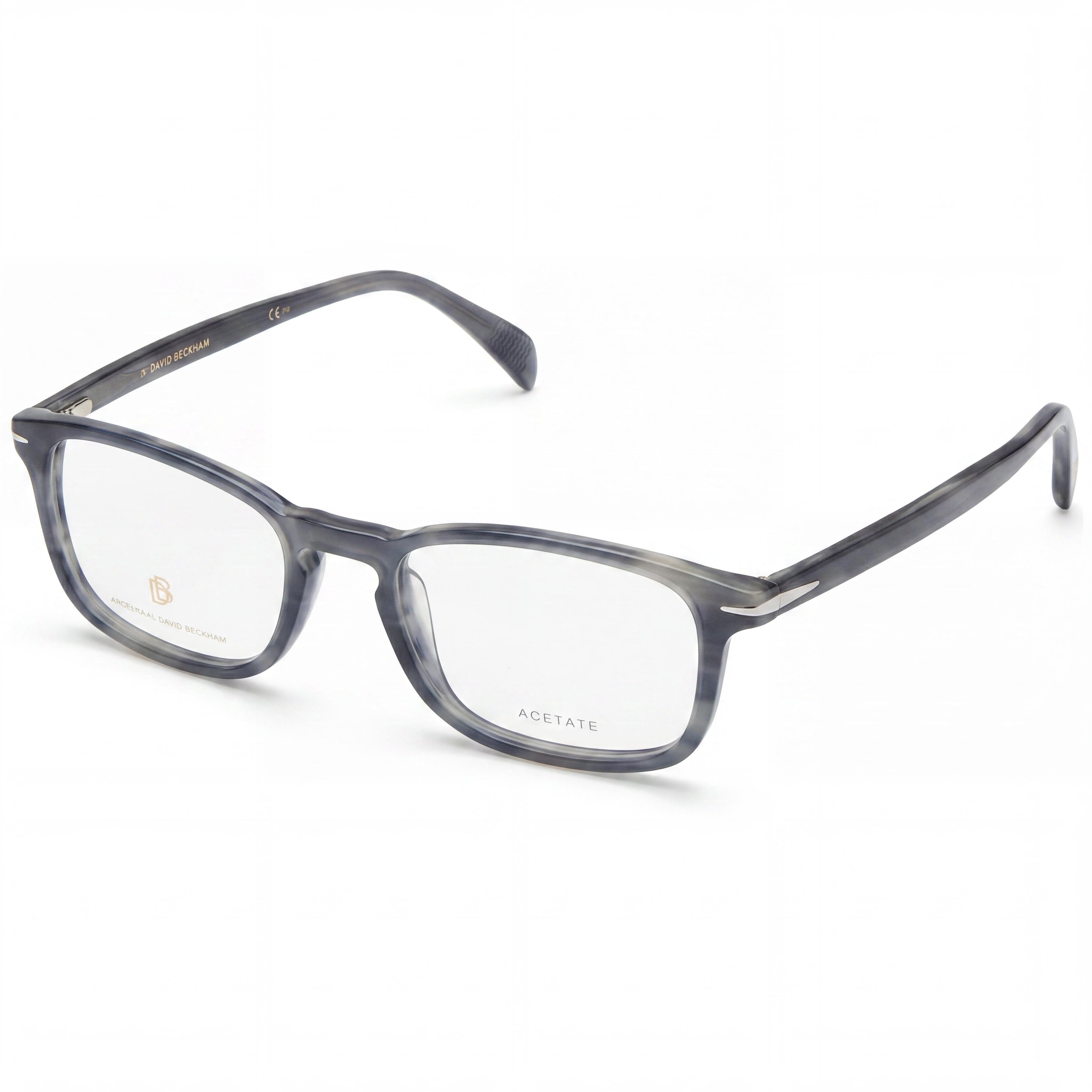 David Beckham DB 1027 Grey Rectangle Eyeglasses for Men, Photo 1