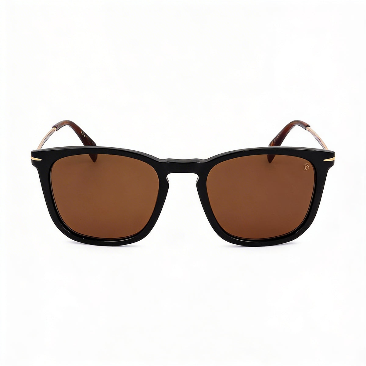 David Beckham DB 1034/S Black Gold Square Sunglasses Unisex, 53mm, Photo 2