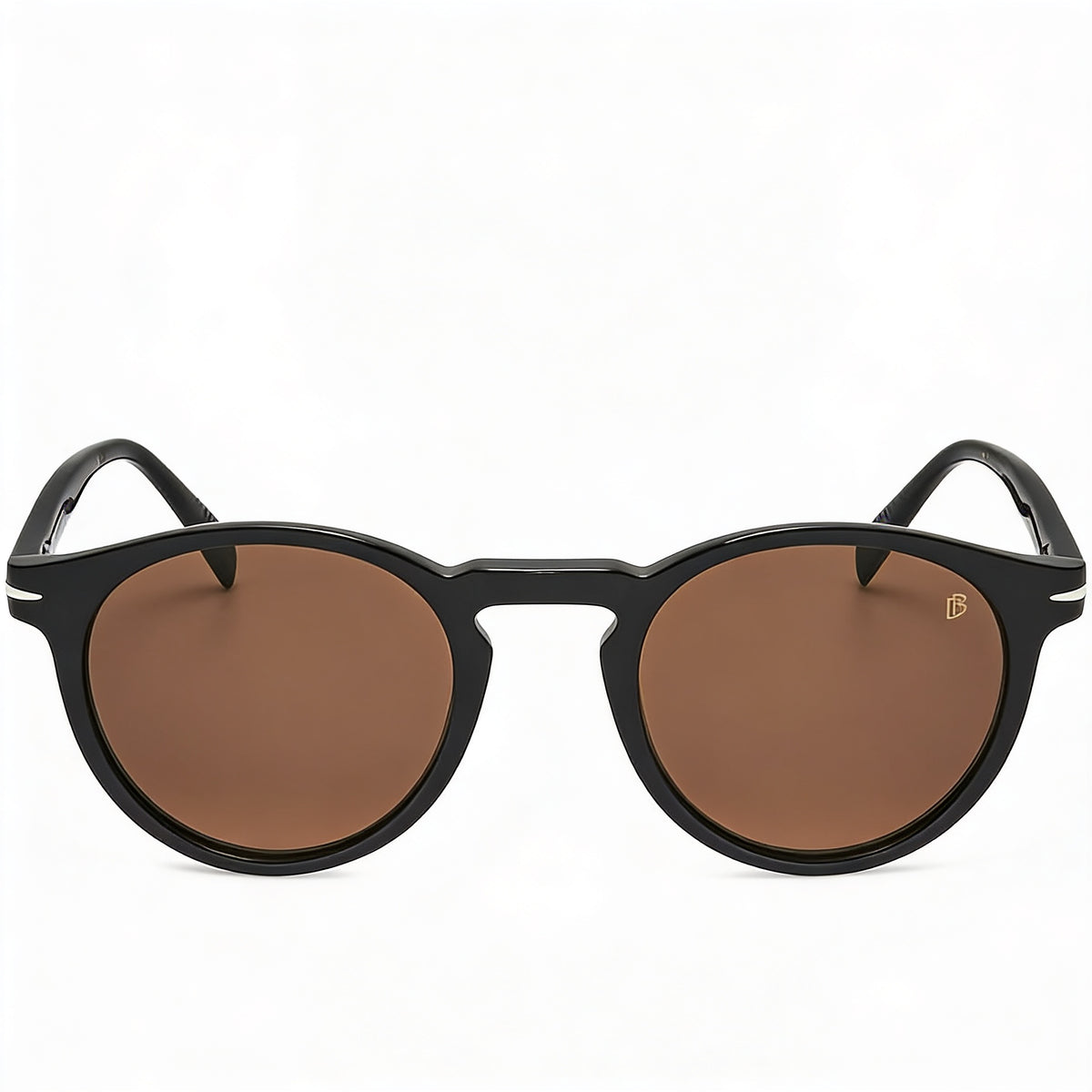 David Beckham DB 1036/S Black Round Sunglasses Unisex, 49mm, Photo 2