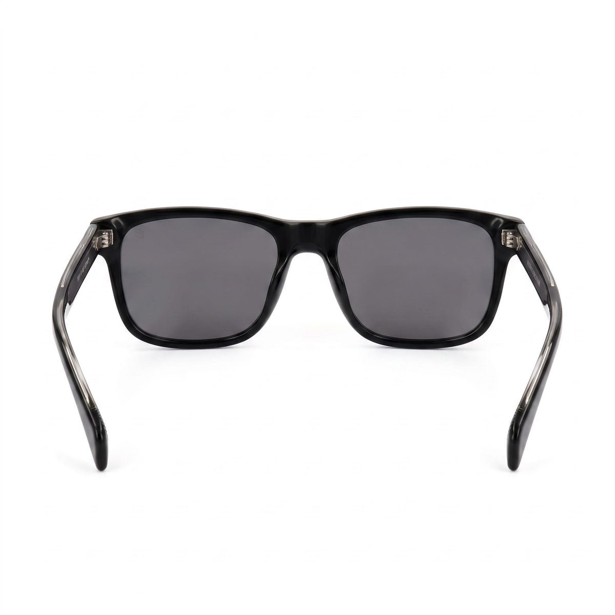 David Beckham Db 1045/S Gafas de Sol Unisex Negras Plateadas de Acetato Cuadradas con Protección UV 54mm, Photo 4