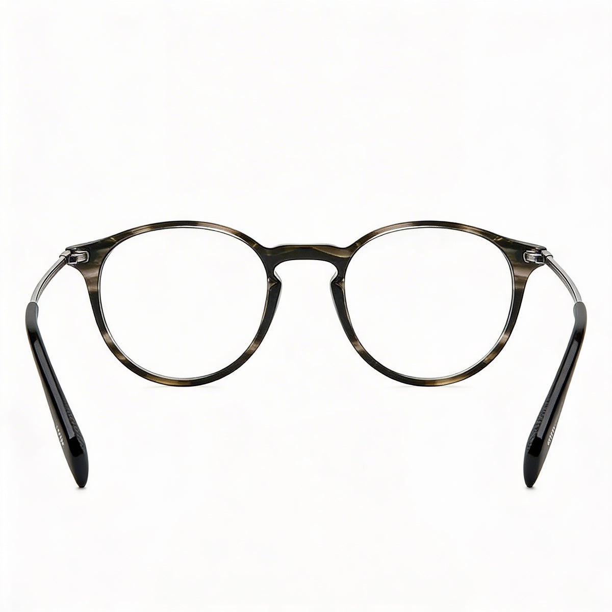 David Beckham Db 1049 Gafas Redondas Gris Cuerno Unisex, 48mm, Photo 3