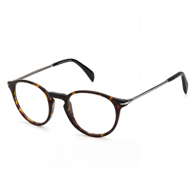 David Beckham DB 1049 Havana Rectangle Eyeglasses Unisex, Plastic frame