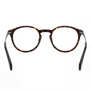 David Beckham DB 1049 Rectangle Eyeglasses Unisex — side view, Havana Plastic temples